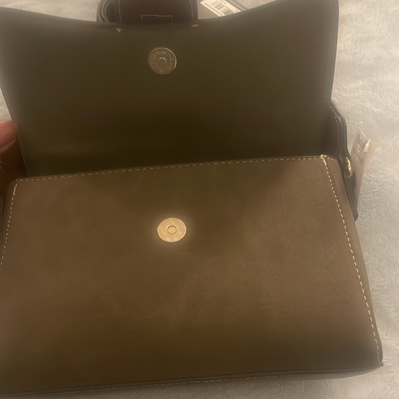 Olive True Religion Snap Closure Bag - Picture 6 of 9